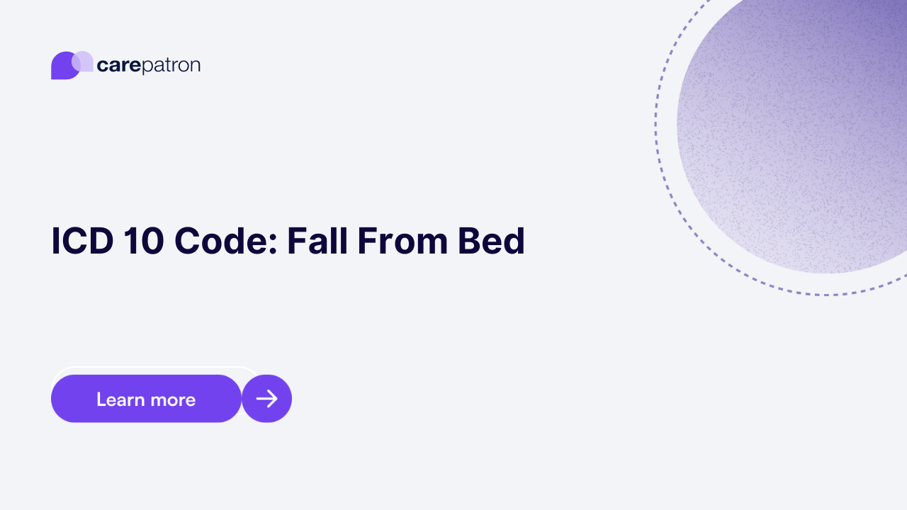 Fall From Bed ICD10CM Codes 2023
